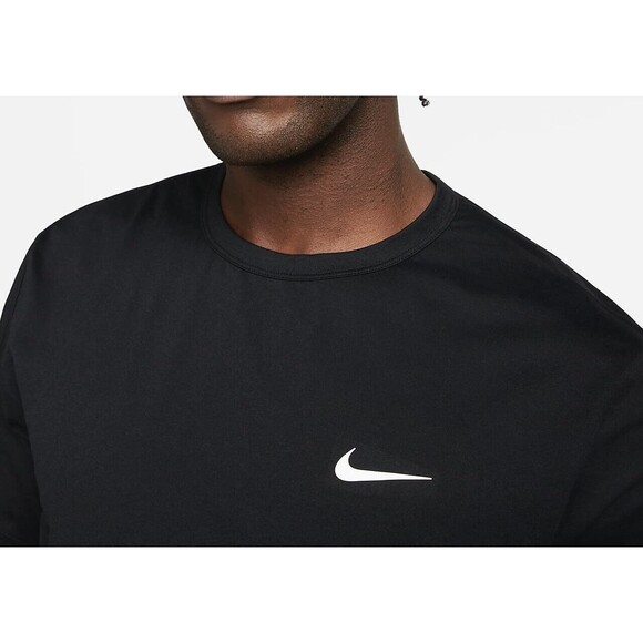 Men's Dri-FIT UV Short-sleeve Versatile Training Top Black Size Large Brand New - Picture 3 of 3